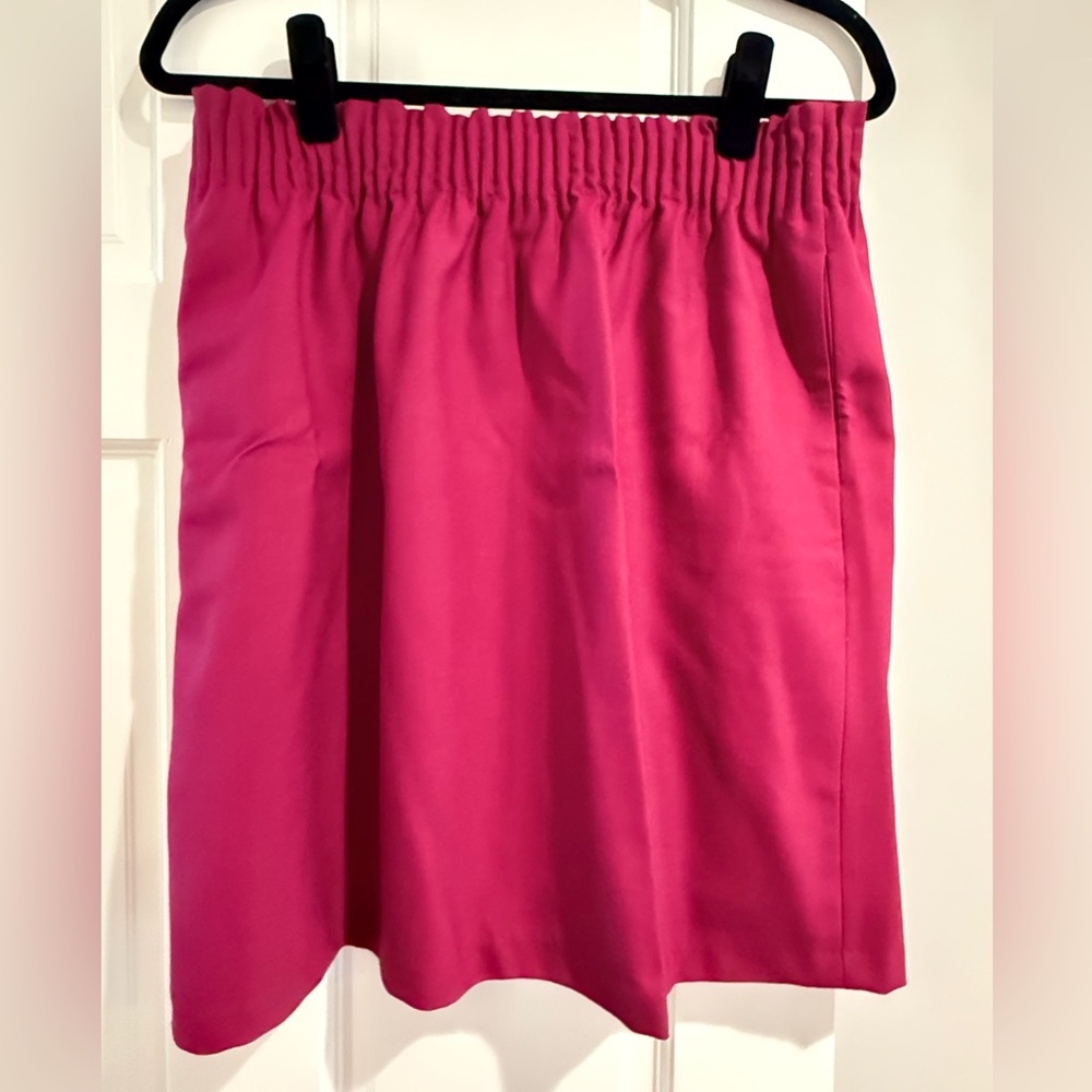 J. Crew Vibrant Pink Mini Skirt